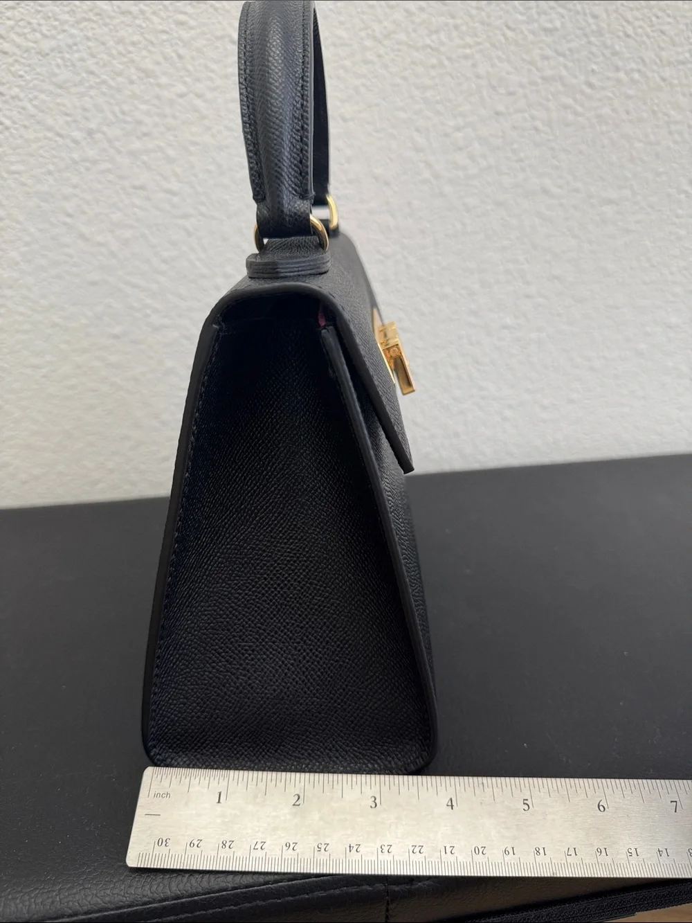 Lalage Beaumont Fonteyn Midi Dolomite Handbag – Black | New, Never Worn